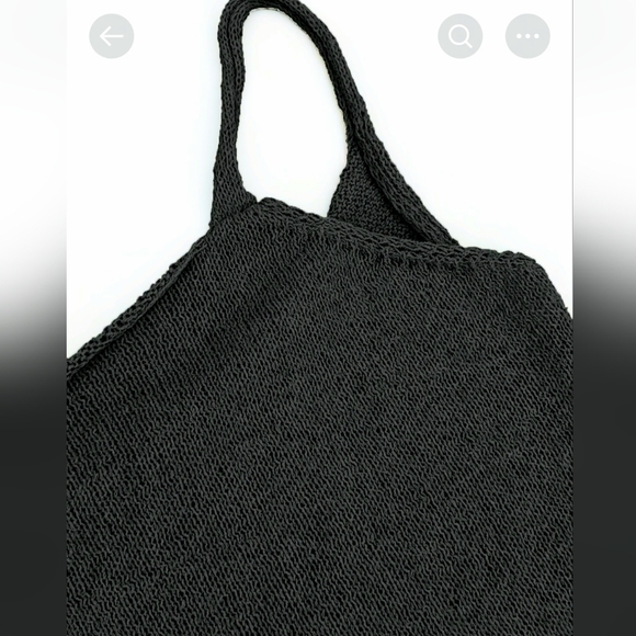 NWOT-Tank style sweater dress w/drawstring adjustable side/bottom - Picture 4 of 5